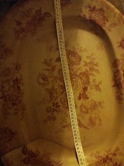 Travessa muito antiga cor de Rosa