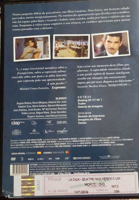 DVD La Caja quatro mulheres e um morto