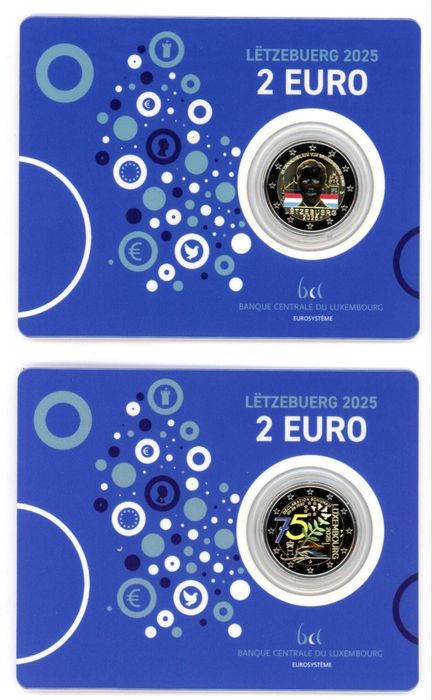 2€ Luxemburgo COLORIDA 2025