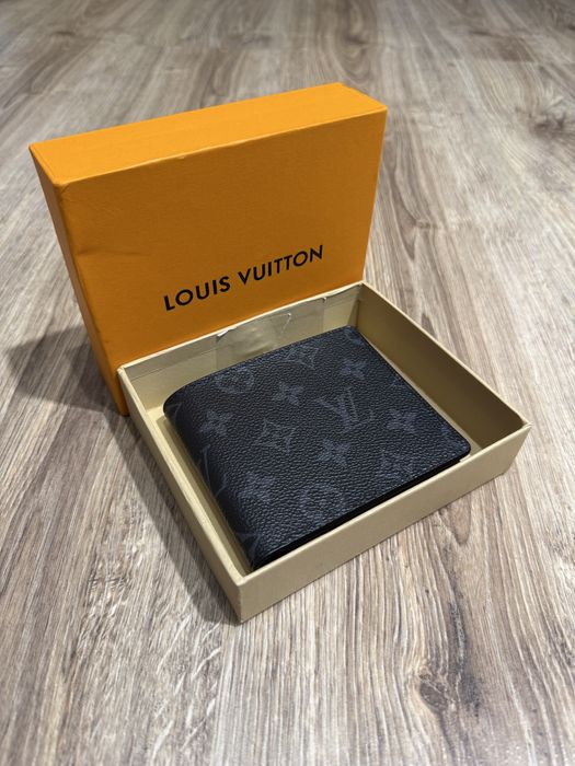 Portfel Louis Vuitton Czarny z Pudełkiem