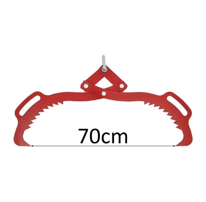 chwytak samozaciskowy 10mm do drewna kłód 70cm promocja