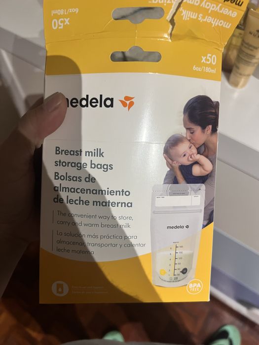 144 sacos de congelacao medela +20
