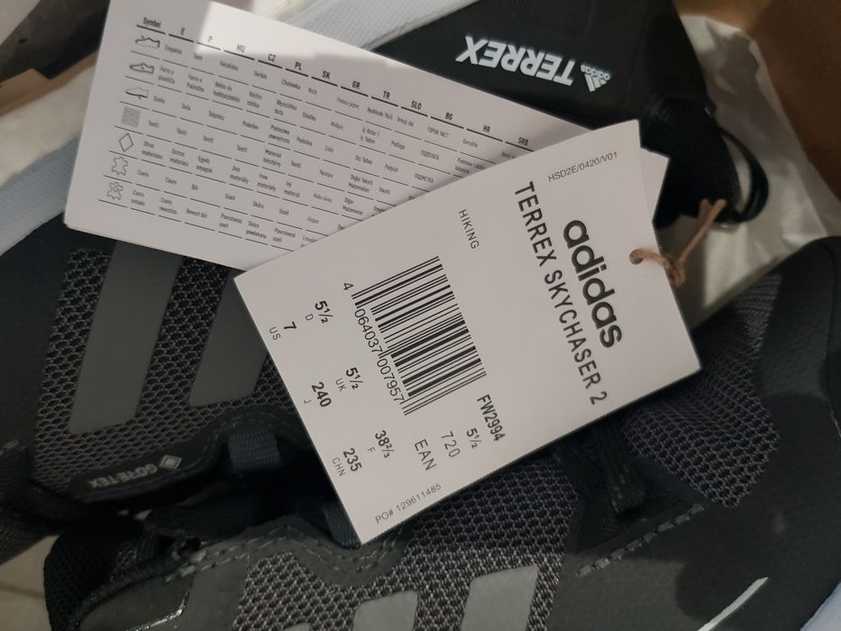 Adidas buty trekkingowe Terrex Skychaser GTX r.  38 2/3