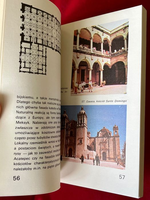 Książka vintage lata 80 Tadeusz Barucki - Architektura Meksyku