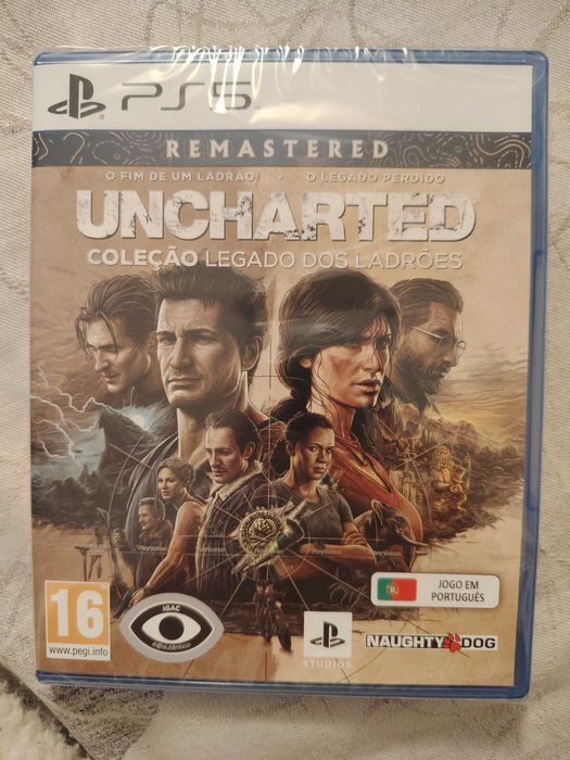 Jogo Ps5 Uncharted Remastered