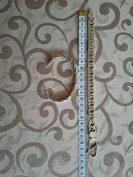 Bransoletka srebrna pr925 pecznie robiona