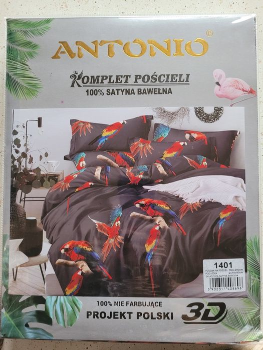 Nowe pościele nie farbujące 160x200
