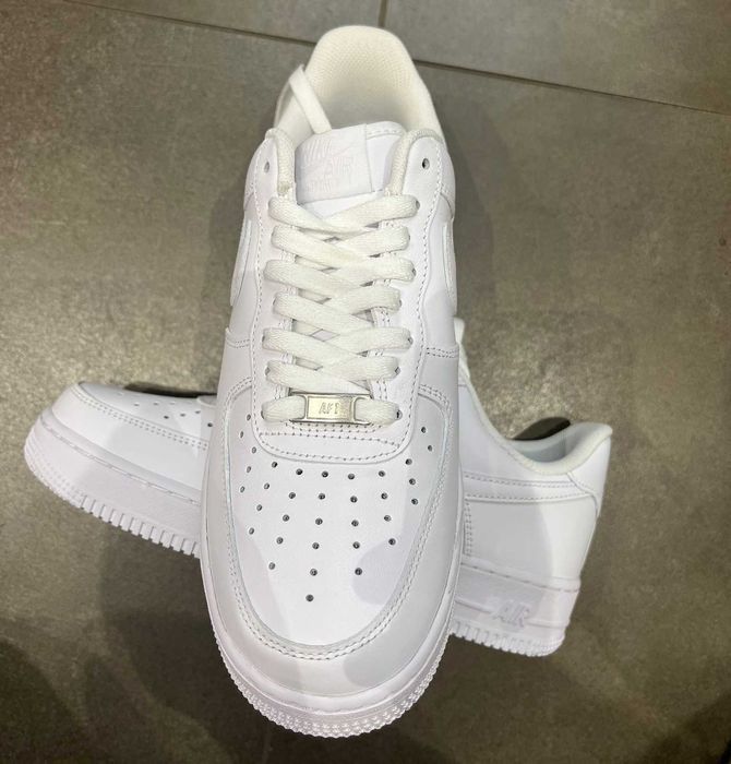 Buty Nike air force 1 cale biale NOWE damskie 41