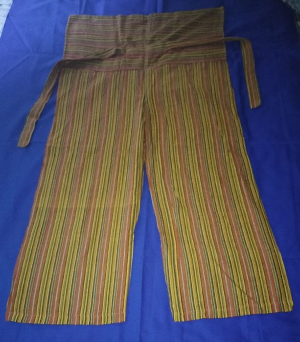 Calças em Algodão