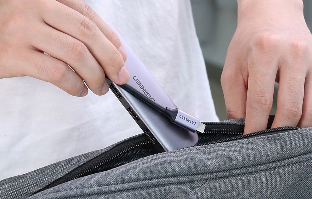 UGREEN Uno USB C Hub 10Gbps 4K 60Hz 6 w 1 100W Adapter USB C USB A i U