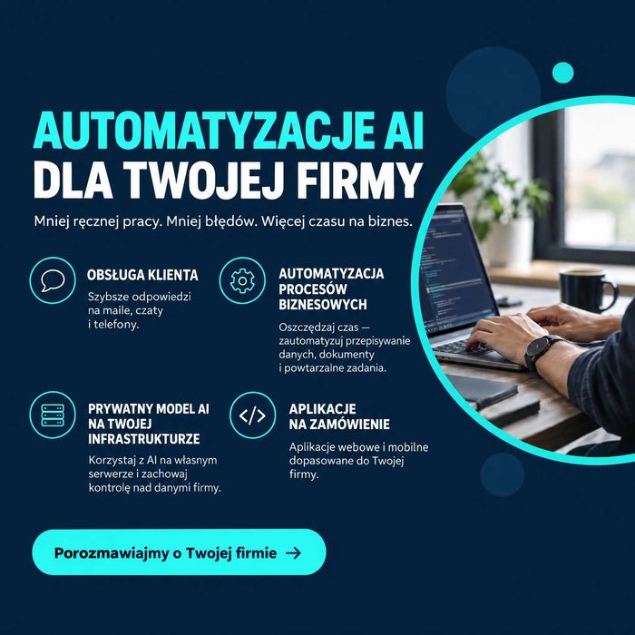 Automatyzacje AI dla firm – aplikacje webowe i mobilne
