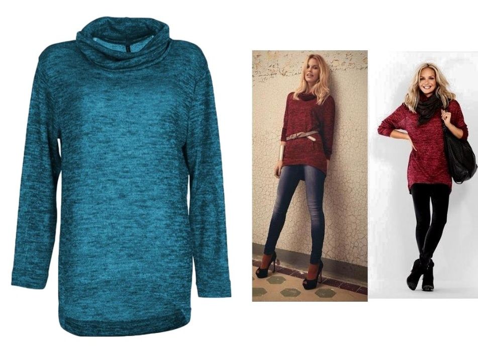 golf turkus dzianina s 36 38