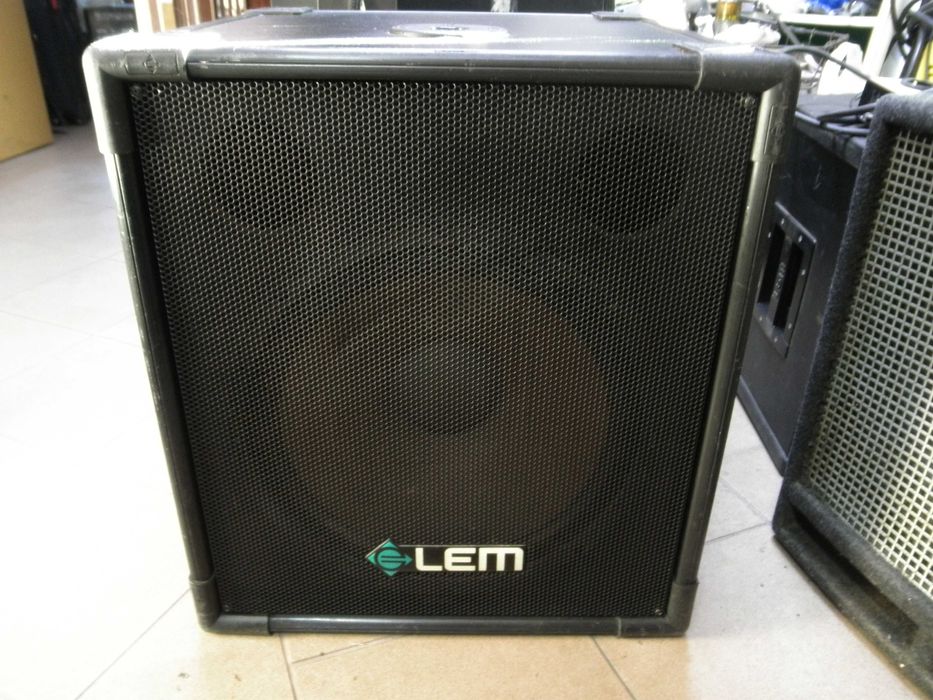 Subwoofer aktywny LEM LPS crossover. Made in ITALY. Bas, Subbas.
