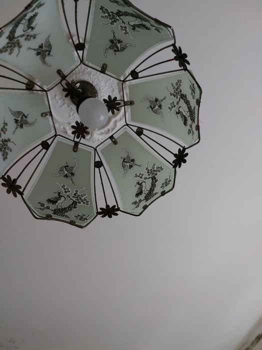 Люстра скляна відкрита