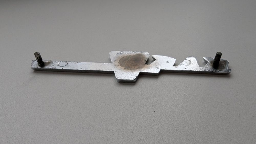 Шильдик салона "ЗАЗ-968", хромований