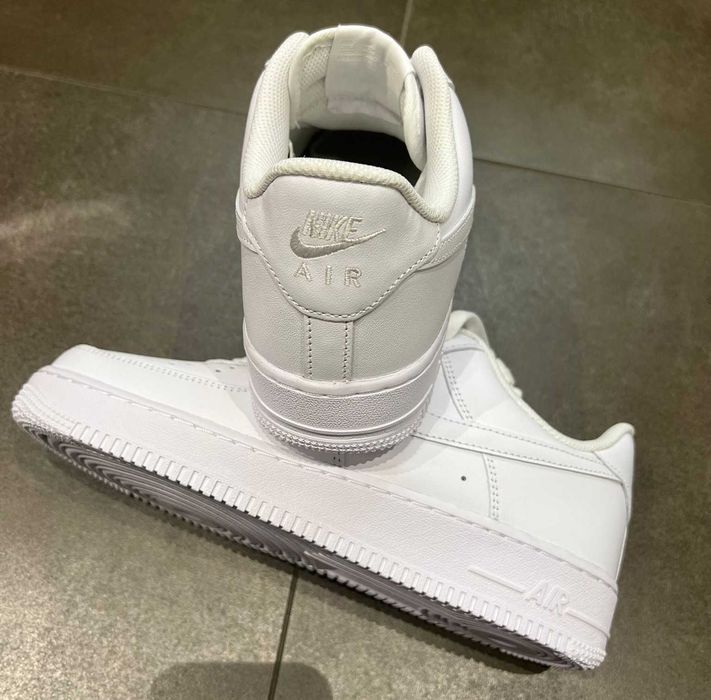 Buty Nike air force 1 cale biale NOWE meskie 42