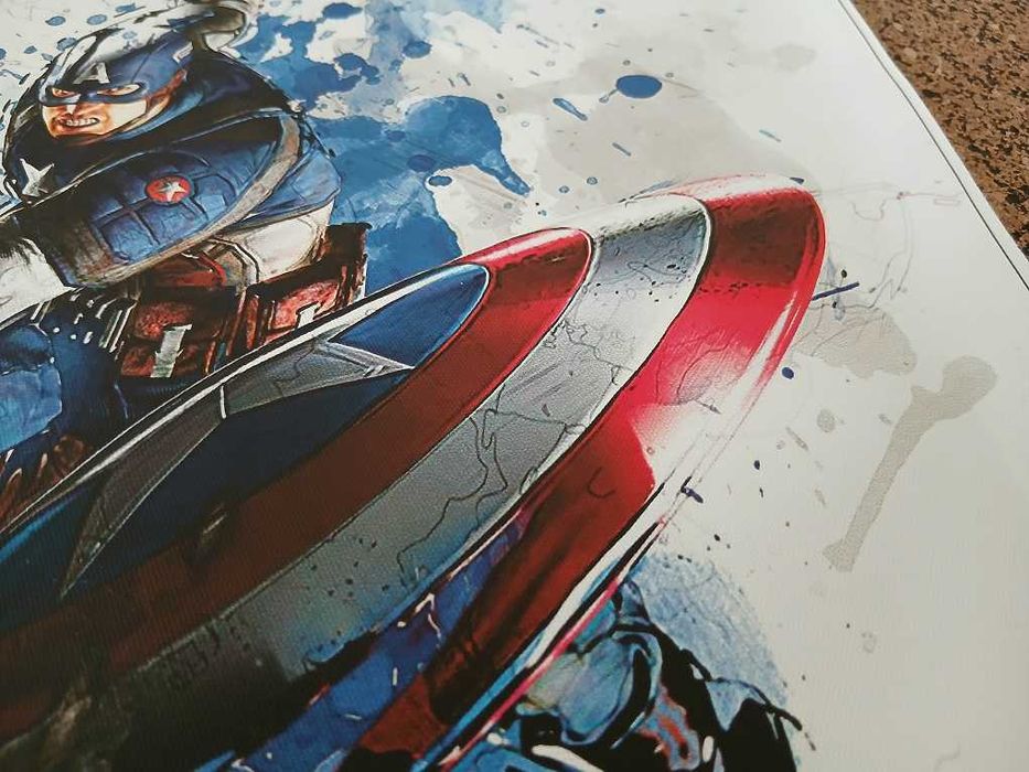 Poster - Capitão América (tela 30x40 cm)