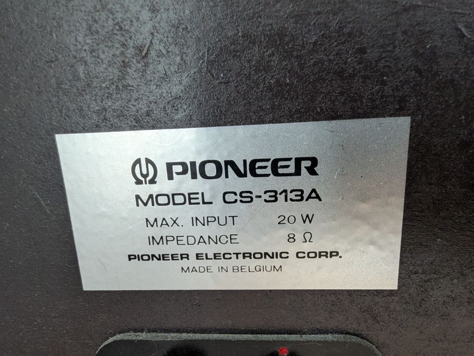 Pioneer CS-313A - вінтажна акустика 70-х + аудіо кабель