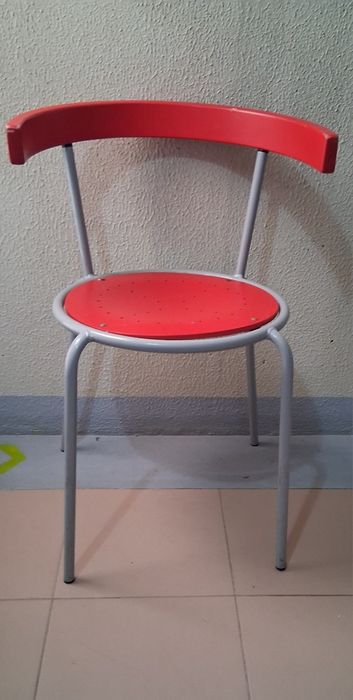 Cadeira de ferro e madeira - HAPPY DAY