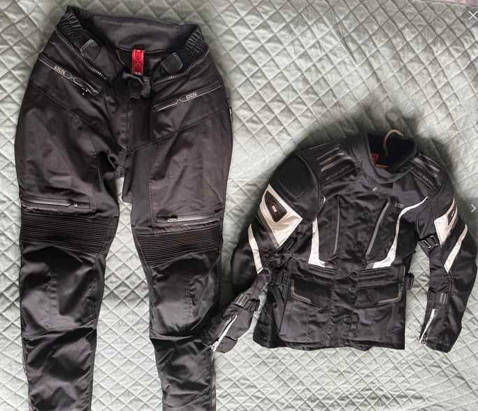 IXS Czarny komplet damski w rozmiarze DS przeciwdeszczowy