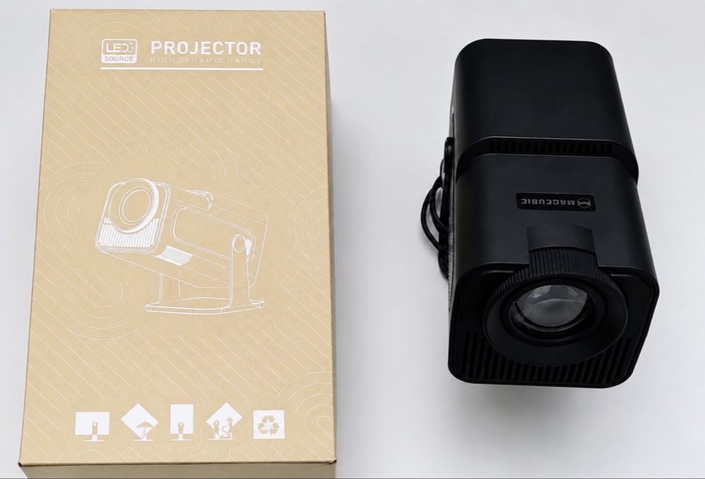 Проєктор HY320Pro mini, на Android 11, FullHD 1280*720p Led 300ANSI, 4K Dual WiFi6 + BT5.0, Домашній кінотеатр