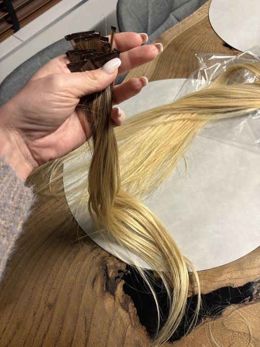 Wlosy naturalne blond do przedluzania