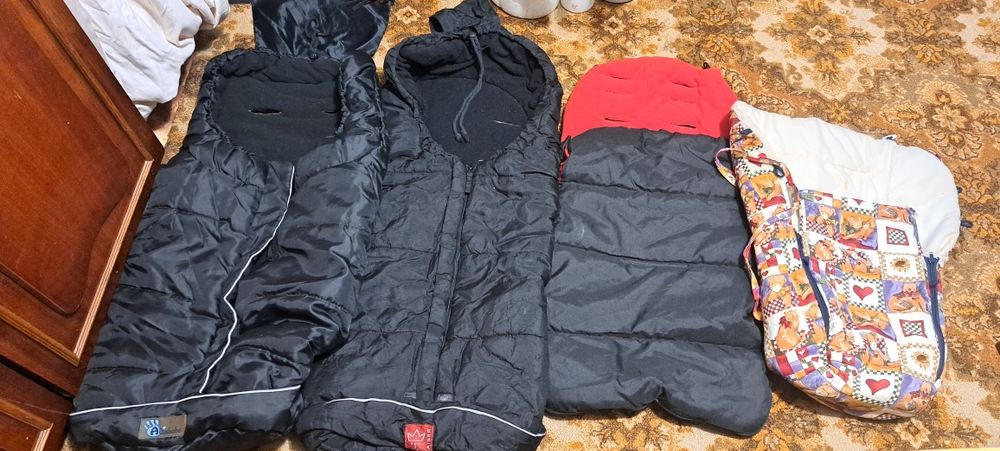 Зимний теплый конверт чехол в коляску или санки.