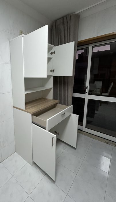 Louceiro em melamina branca