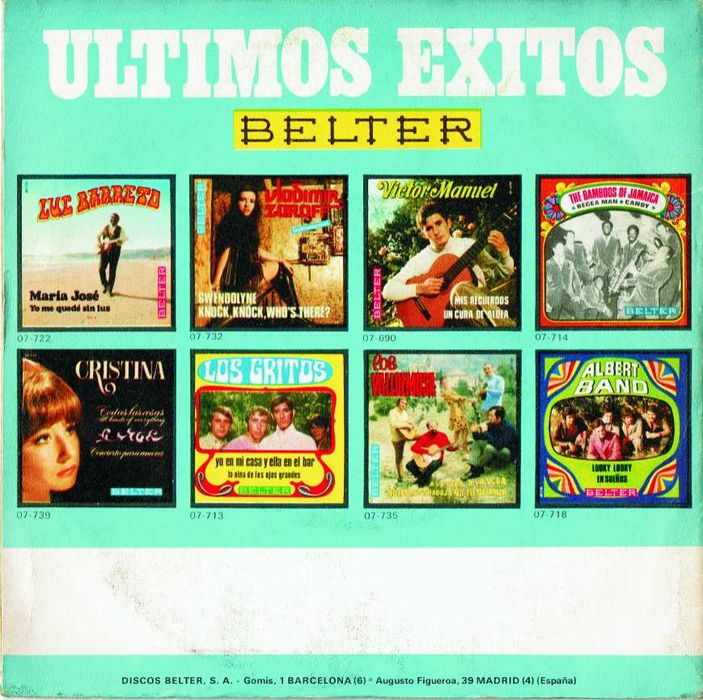 Digno Garcia Y Sus Carios ‎– La Venda - EP 45 RPM