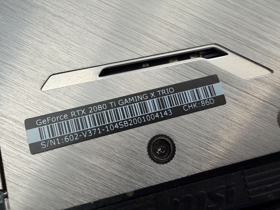 Nvidia Geforce RTX 2080Ti Gaming X Trio 11GB