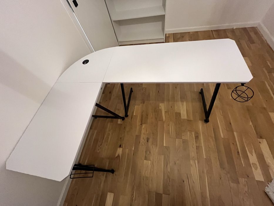 Biurko gamingowe huzaro 7.0 white