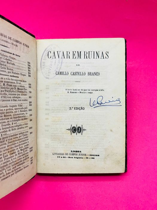 Cavar em Ruinas - Camillo Castelo Branco