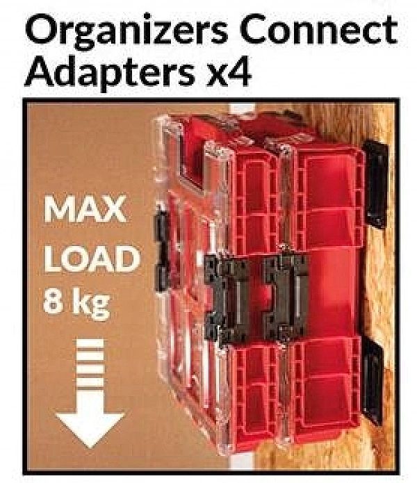 Uchwyty Adaptery Ścienne Do Organizerów Qbrick One