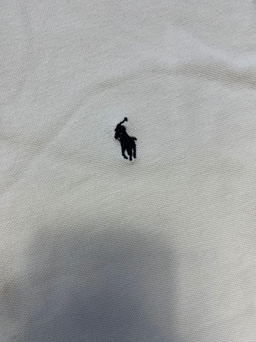 Longsleeve polo Ralph Lauren white logo