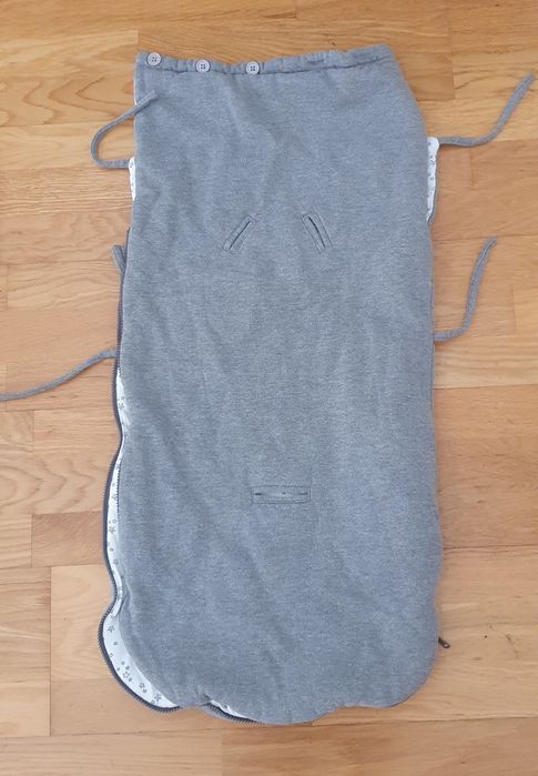 Ninho/cobertor para bebe em algodão cinza  La Redoute