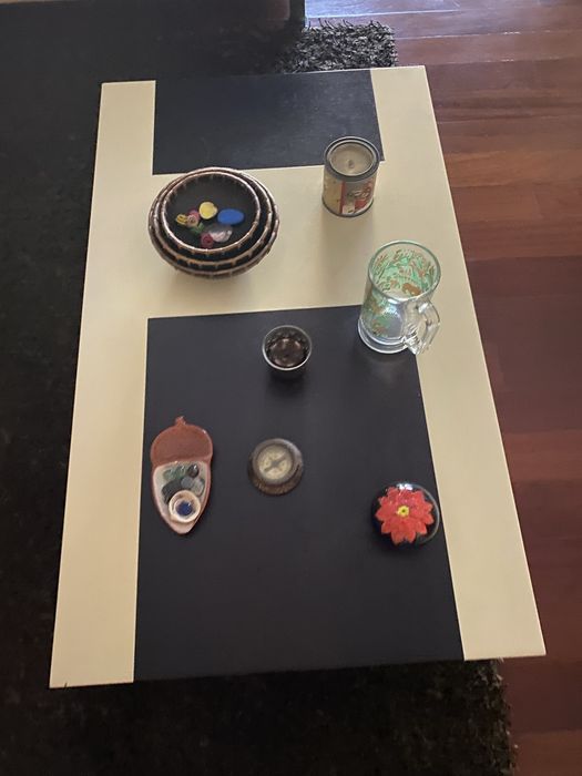 Mesa centro em wengué