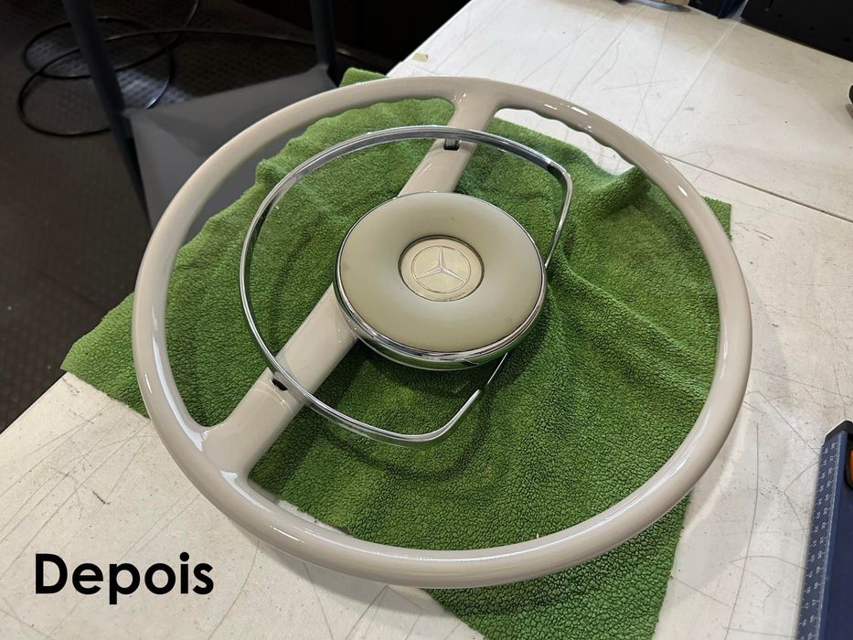 Restauro de volantes clássicos em baquelite