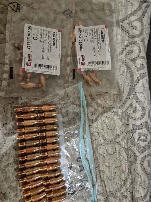 Oryginalne końcówki prądowe Binzel CuCrZr M8 1,4 / 30 mm | 51 sztuk
