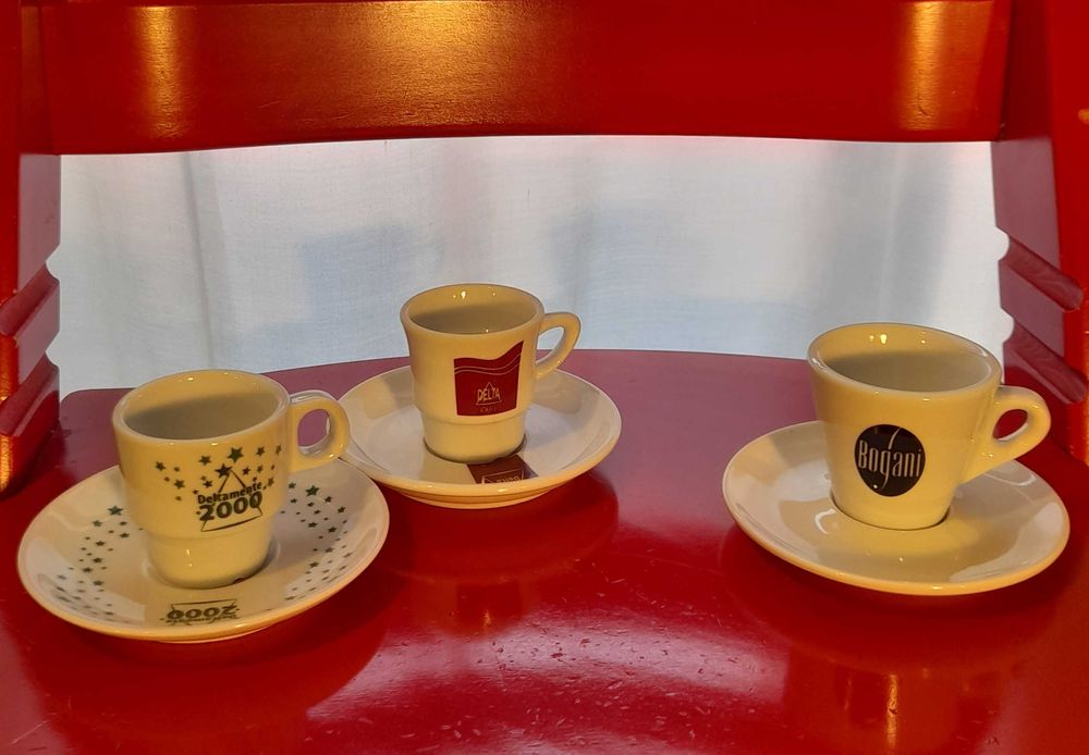 Chávenas de café de colecção