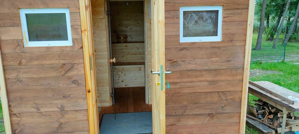 Ferie Walentynki Wakacje domki  całoroczne nad jeziorem  , balia