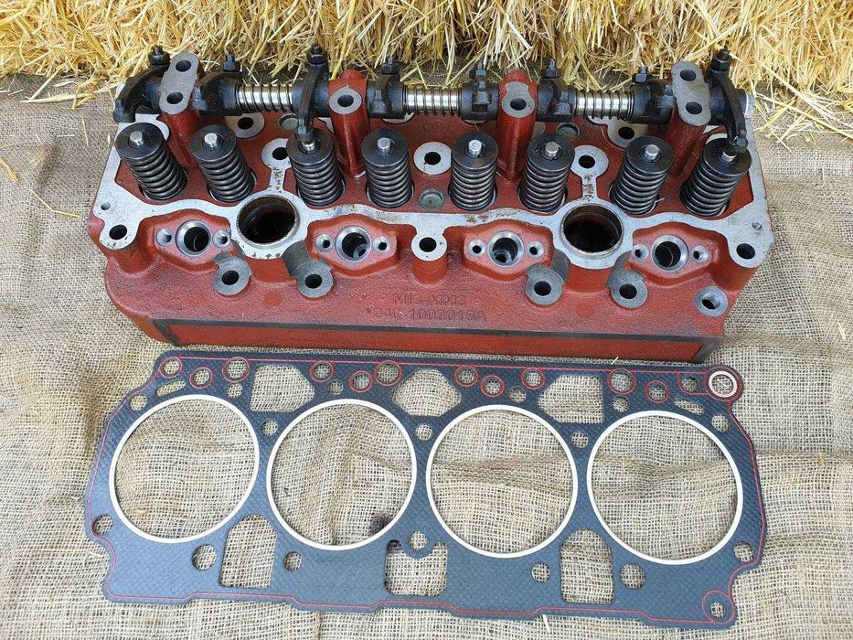 Головка блока цилиндров ГБЦ МТЗ-80/82 ЗИЛ Д240/243/245 с прокладкой