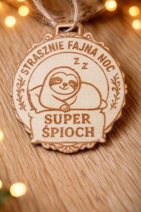 Odznaka- zawieszka super śpioch