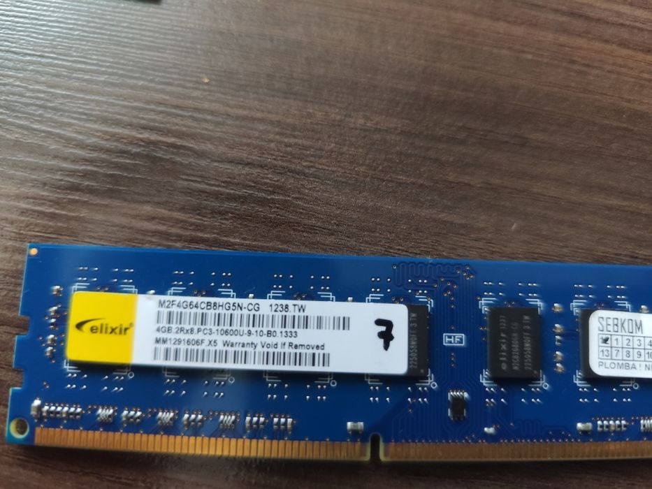 Ddr3 elixir 1333mhz 4gb w jednej kości