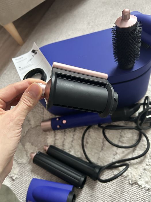 Lokowko- suszarka Dyson airwrap long blue-rose HS05