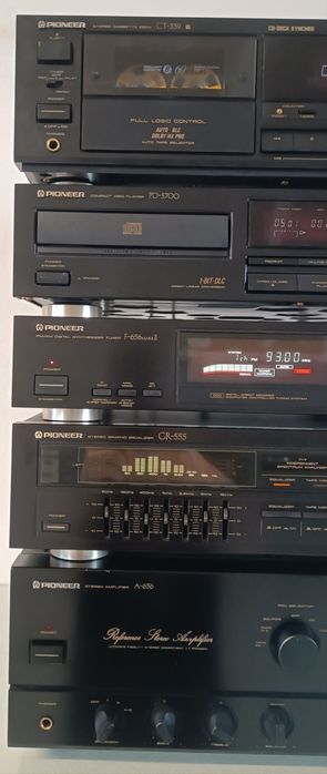 Wieża Pioneer, Technics, Vintage, Diora,