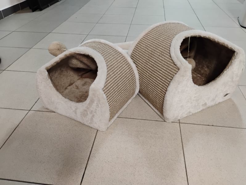 TRIXIE Drapak tunel składany legowisko zabawka budka dla kota 110 cm