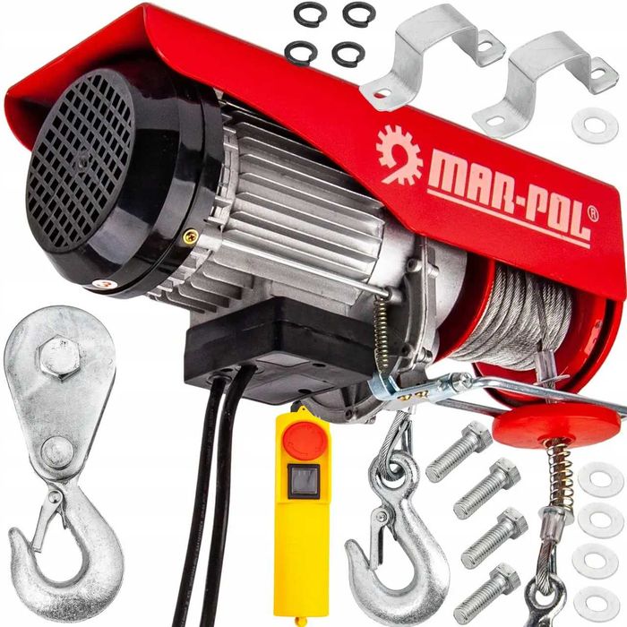 Тельфер лебедка таль електрическая MAR-POL 500 1000 kг підомник