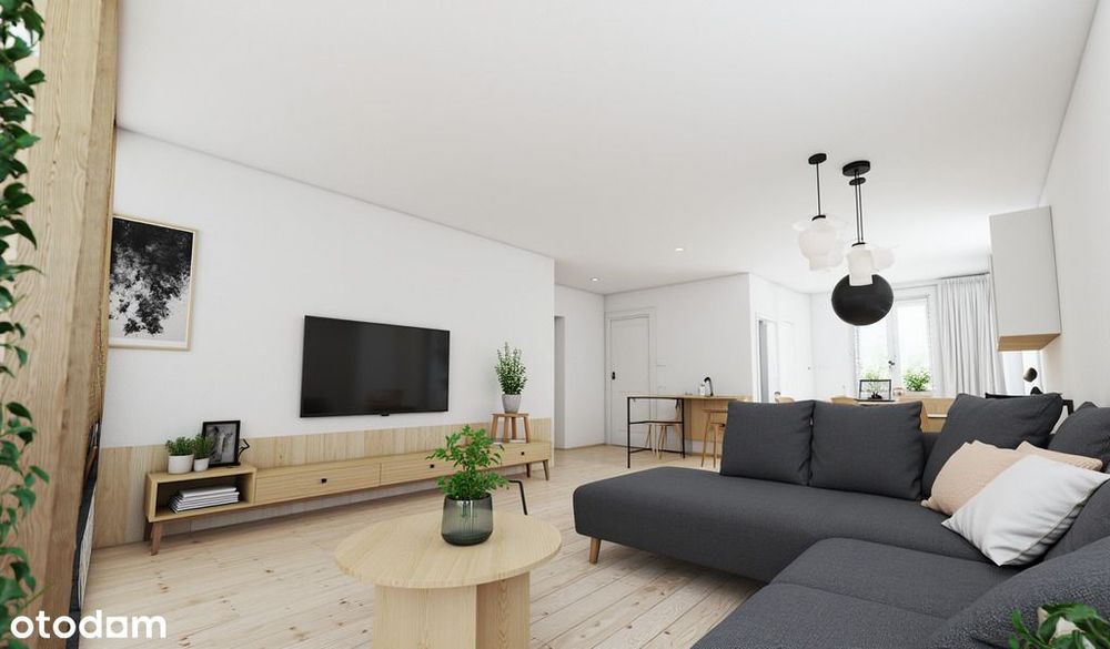 Parterowy ekonomiczny dom w nowoczesnym stylu