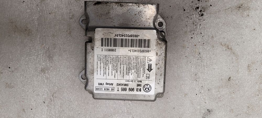 kokpit deska airbag pasy sensor vw golf v jetta