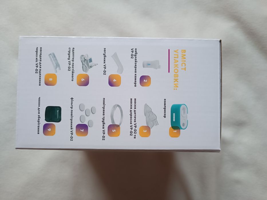 Ингалятор, юлайзер, Інгалятор, небулайзер, Ulaizer Air+ компресорний